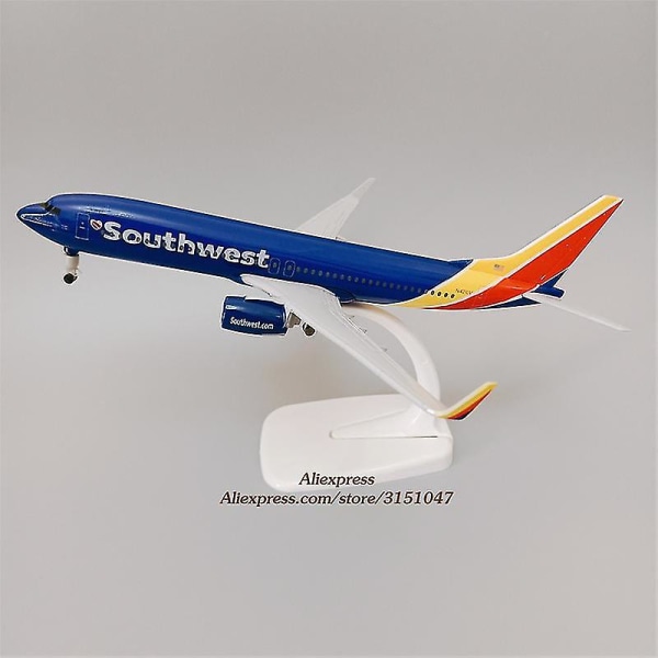 Hhcx-uusi 20 cm metalliseos Air Usa Southwest Airlines Boeing 737 B737