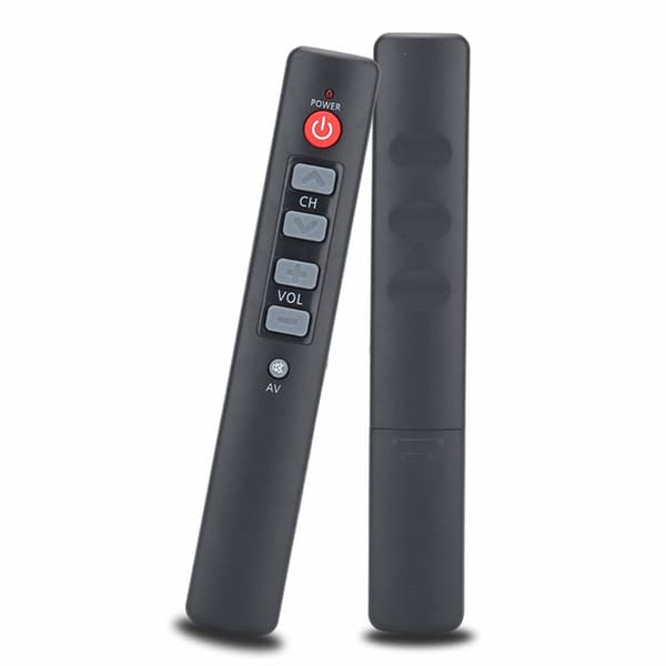 6 stora knappar Smart TV STB DVD DVB HIFI VCR Fjärrkontroll (grå)