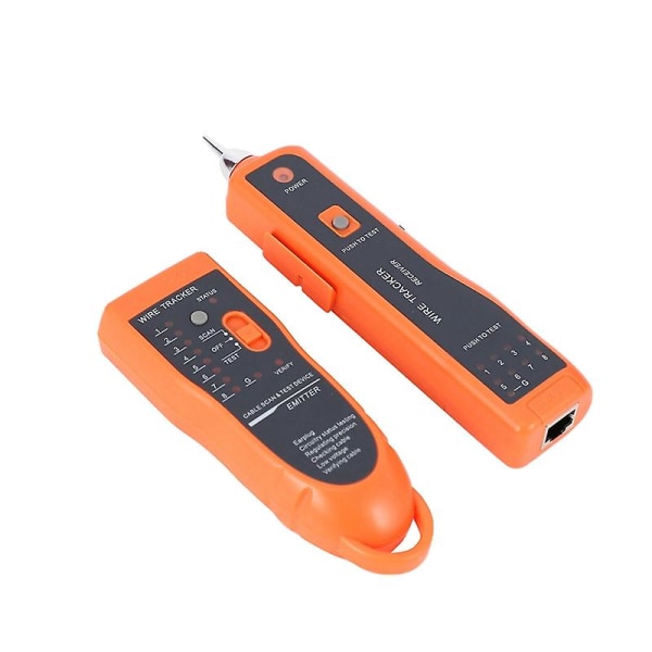 Utp Stp Cat5 Cat6 Rj45 Lan Nätverkskabel Tester Line Finder Rj11 Telefon Wire Tracker Tracer Diag orange