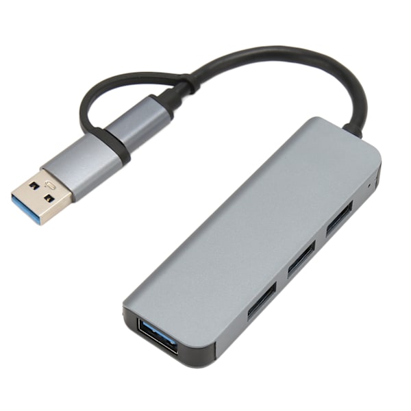 4 i 1 USB3.0 Hub 5Gbps USB C til USB 3.0 Hub USB Splitter USB Hub Utvider USB3.0 Dongle for Windows for Linux for Chrome OS
