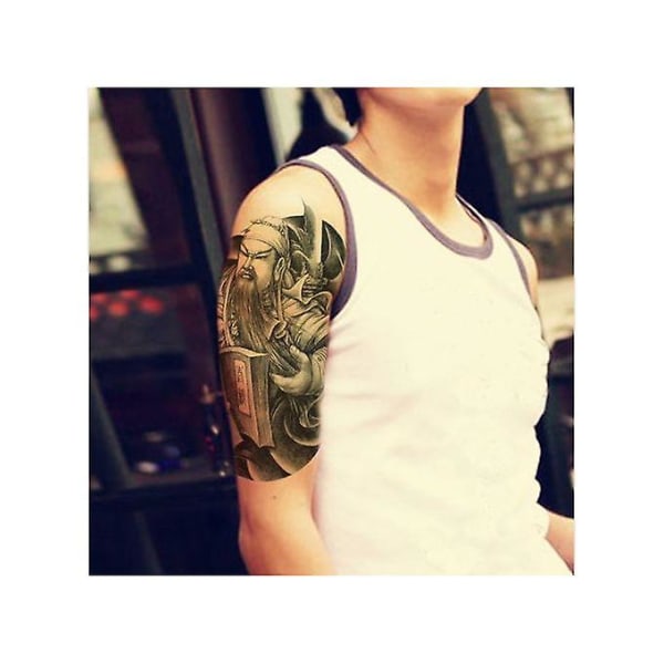 Käsivarsi Jalka Guan Gong Image Tattoo Tarra Body Art