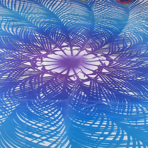 Rund gobeläng Hippie Picknick Cover Strandhandduk
