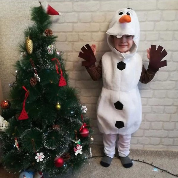 ny stil Frozen Children's Olaf Costume Juleshow Kostymegave