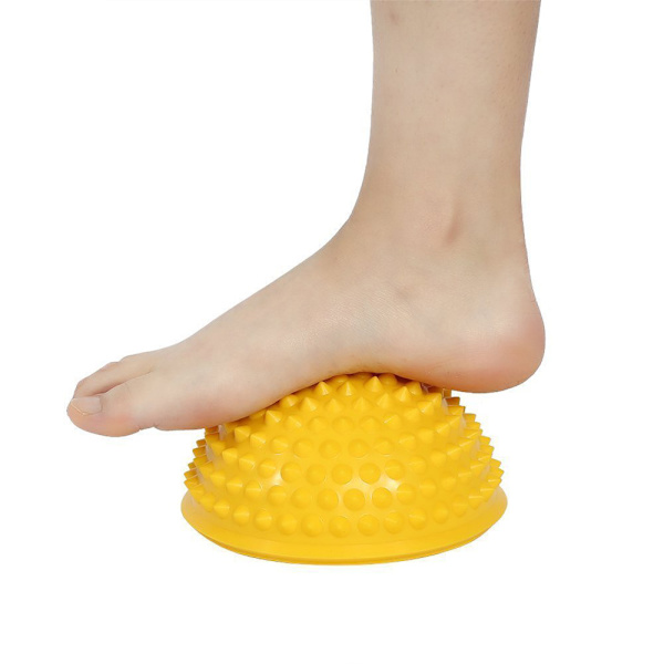Hedgehog Ball Yoga Ball Massageboll för balansträning, (röd)