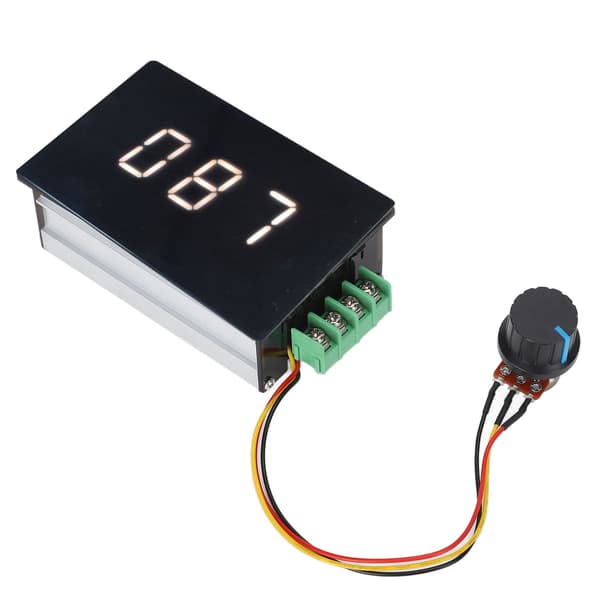 DC Motor Hastighetskontroller PWM Regulator CW CCW Rotasjon Trinnløs Regulering 6‑60V 30A