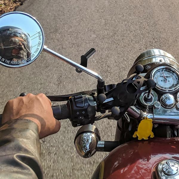Motorcykelspegelförlängare Backspegelfäste för motorcykelbruk