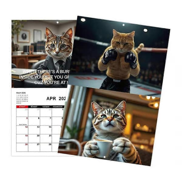 【BQ】2026 Corporate Cat Kontorkat Kalender