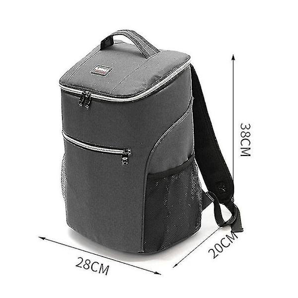 Big Cooler Bag Thermo Lunch Picnic Box Isoleret Cool Rygsæk Ice Pack Frisk Carrier