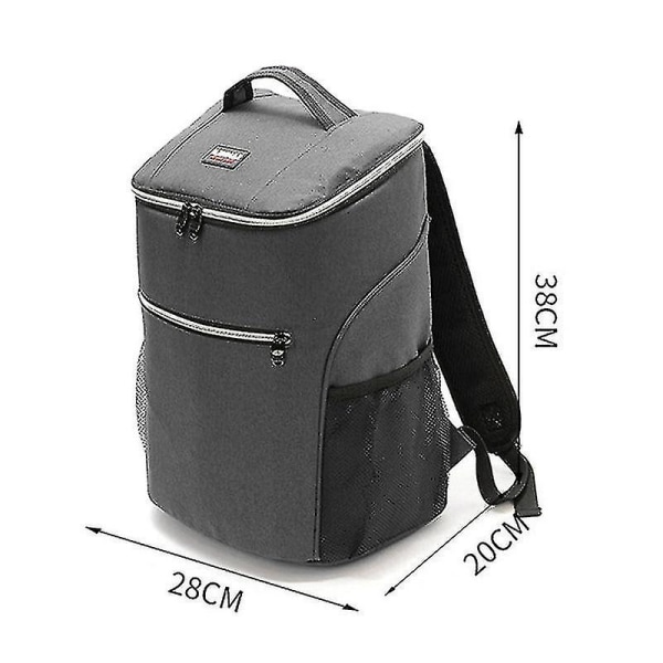 Big Cooler Bag Thermo Lunsj Picnic Box isolert Kul ryggsekk Ice Pack Fresh Carrier