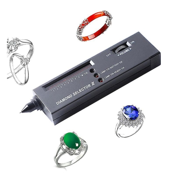 Bärbar Diamond Gem Tester Selector med case Gemstone Platform Juveler Tool