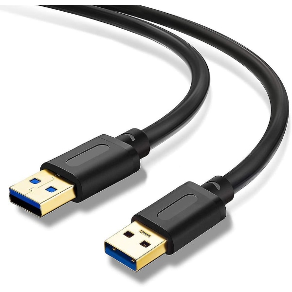 USB 3.0 A till en hane-kabel 3 fot, USB till USB kabel USB hane till hane-kabel