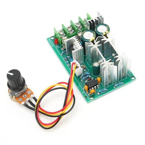 Motorhastighetskontroller PMW Bryter Kontrollmodul Strømregulator DC 10V‑60V 20A