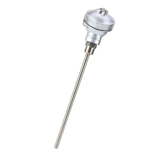 RTD PT100 Temperatursensor Probe 1/2\" NPT Gjenge Termoelement Terminalhode (PT 200mm)