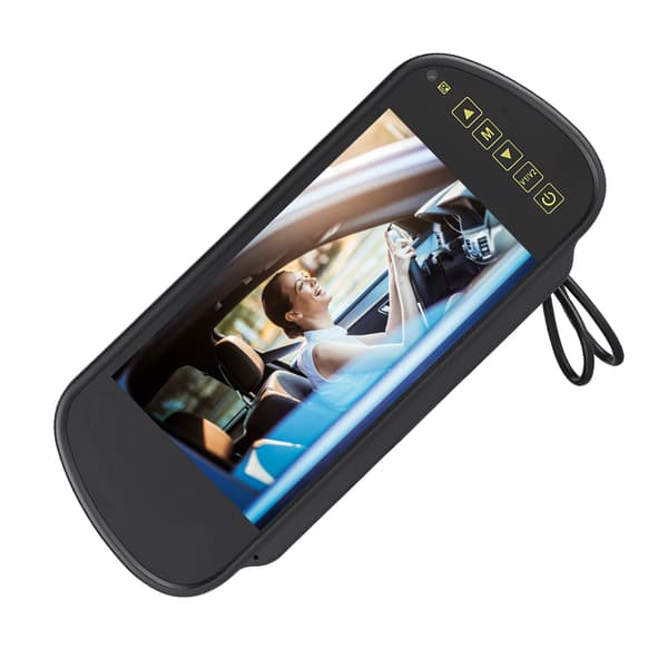 7\" LCD-skjerm Bakspeilmonitor for rygging
