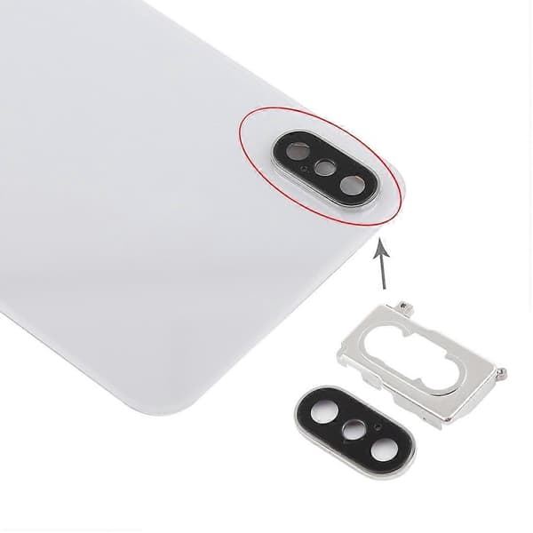 【BQ】Batteri Bakstycke Kompatibelt med iPhone XS-Perfet White