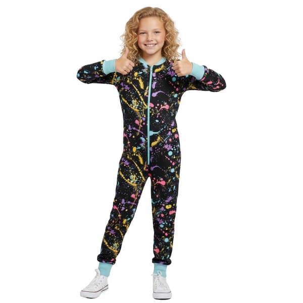 【BQ】Barn Flickor 100% Bomull Leopardmönstrad Onesie Aqua 13 Years