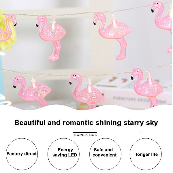 Pink Flamingo Outdoor String Lights Party Lights,hage Lights