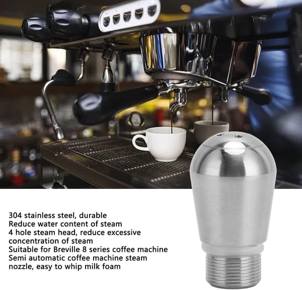 [BQ]2 stk. dampdyse til kaffemaskine, reducerer vandindhold, rør til minikaffemaskine
