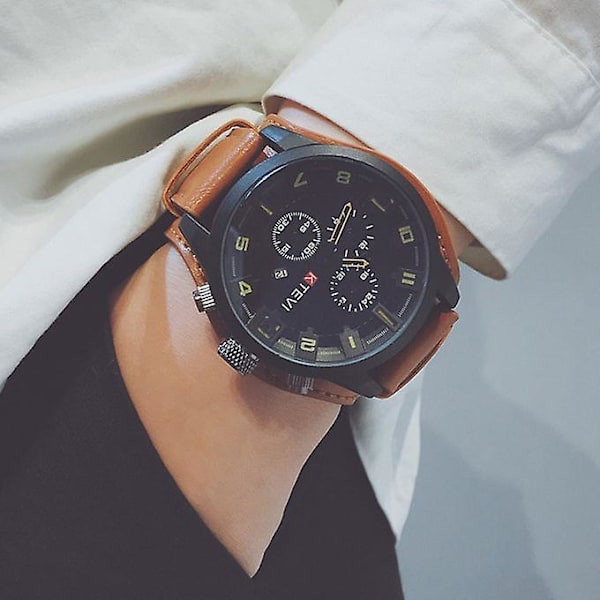 Elektronisk watch i två lager Quartz Watch