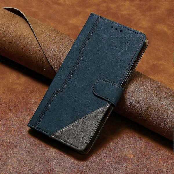 PU-læder flip-etui med kortholder til Nova 5T Blue