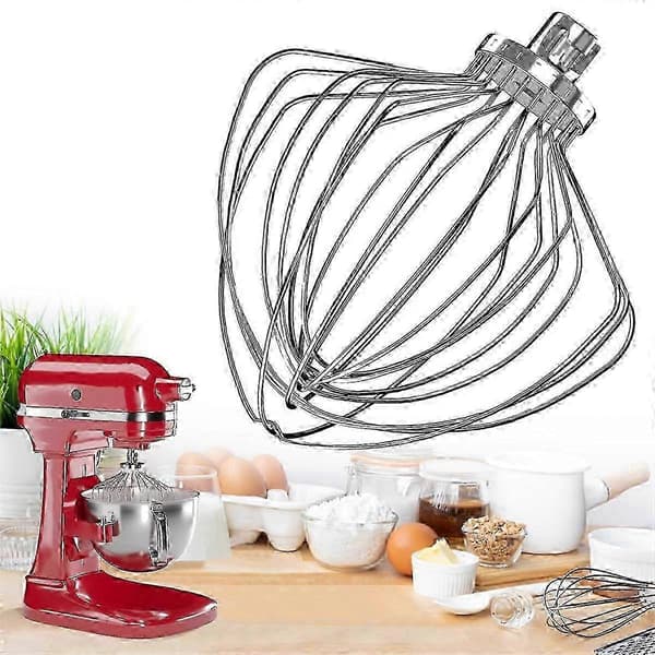 KitchenAid 7QT Skålløfterblander Rustfrit Stål 11-tråds Piskeris Tilbehør Erstatning for KN211WWEdition731
