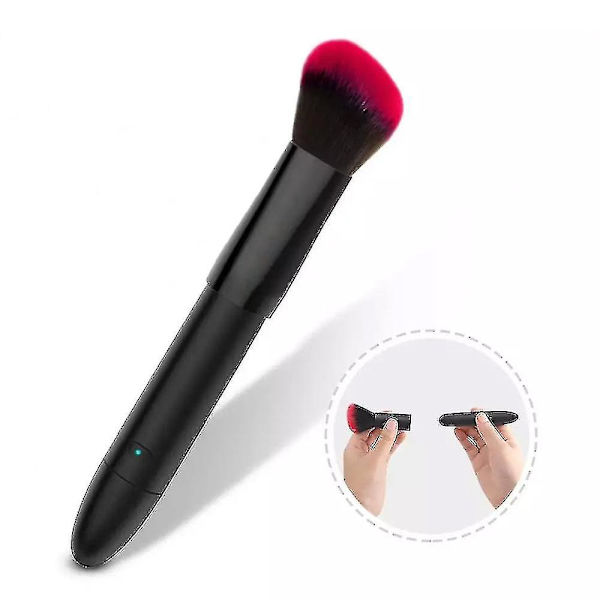 Trådlös Kraftfull Body Massager Makeup Brush Style 10 Starka Vibrationshastigheter Face Acupoint Massager Makeup Vibrator För