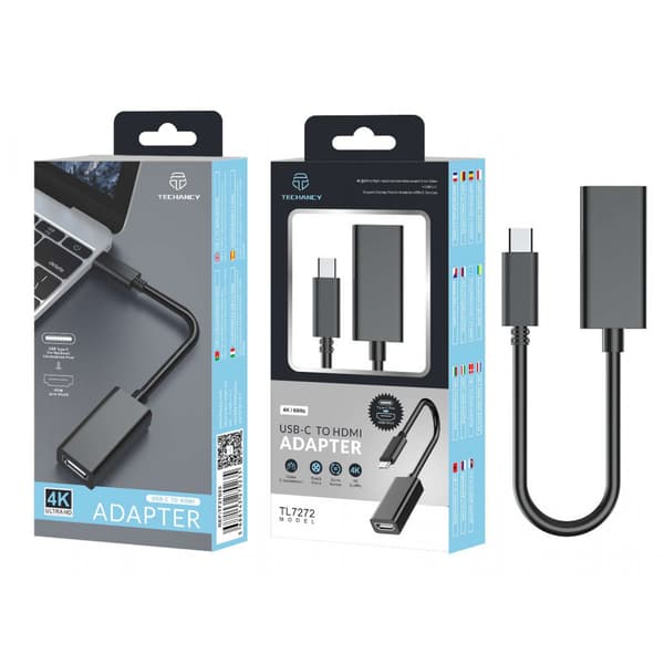 4K & 2K Klarhet Smart USB-C til HDMI-adapter