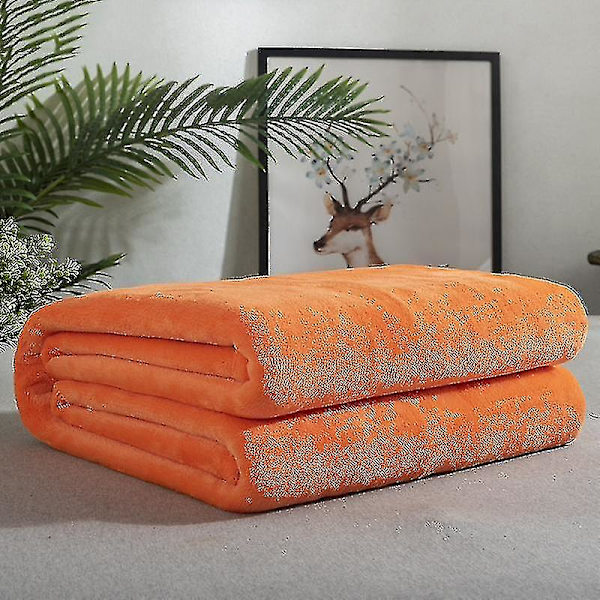 Täckefilt Mikrofiberflanell Mjuka filtar för bäddsoffor till soffa Ultravarma för alla årstider Gratis frakt Xinda Camel 100*150cm