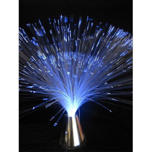 Hhcx Led Multi Color Skiftende fiberoptisk springvand Natlampe Juleindretningsgave