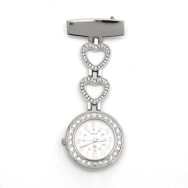 Nurse Lapel Pin Watch Fob Watch Clip-on Diamond Hanging