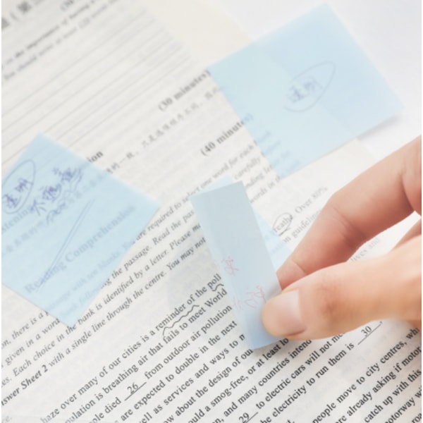 ny stil Transparent Post-it Notes Reflection Series Creative Sticky Strong Writing Notes Memo Note Paper (Moon Night),