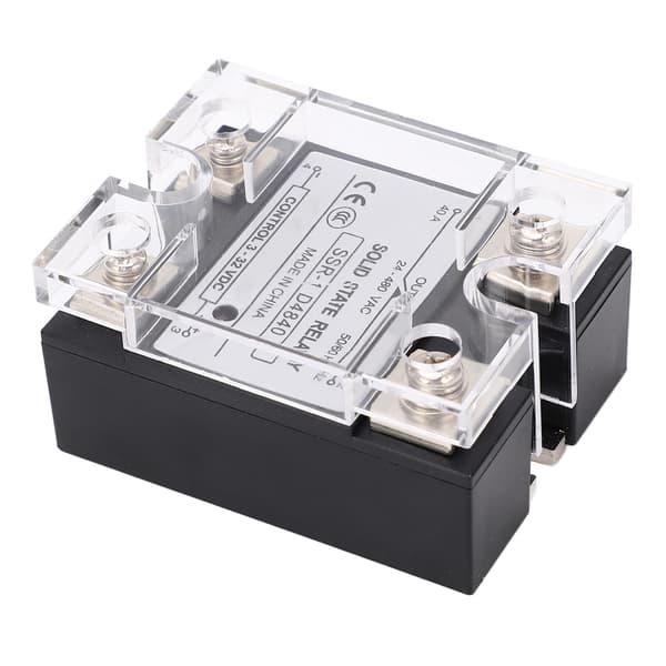 Solid State Relæ SSR 40A DC til AC 24-480V Industrielle CNC-værktøjsmaskiner Pakkemaskiner