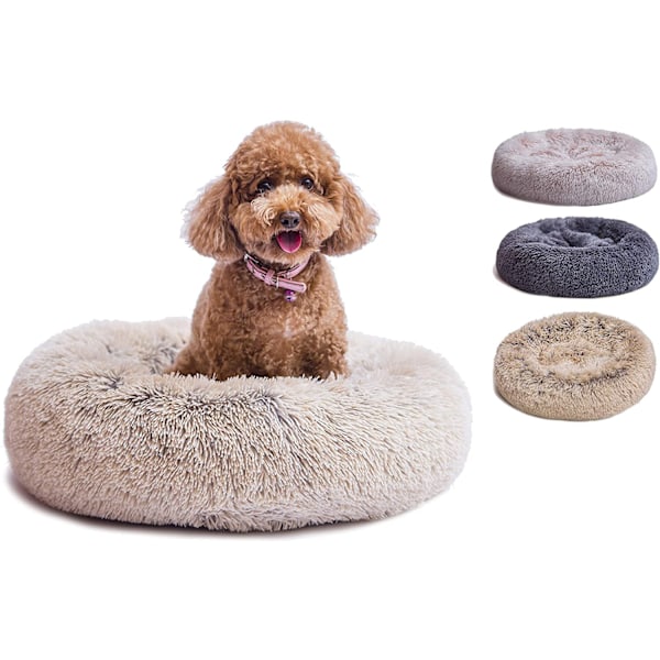 Luksus Donut Cat Hunde Senge, Varm Seng til Hunde/Hvalpe/Katte Kan maskinvaskes