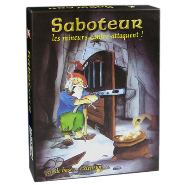 Saboteur Duel brætspil version 1 2 dværg guldminespil