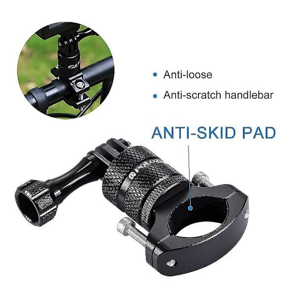 Bicycle Motorcycle Handlebar Mount For Gopro Bike Mount, Puluz 360 Degree Rotation