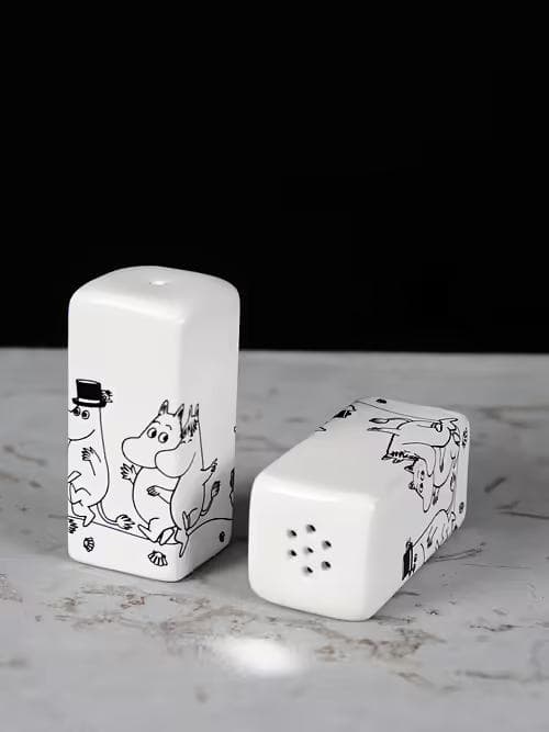 【BQ】Salt & Peppar Mumin familjen 2-pack Vit Vit white