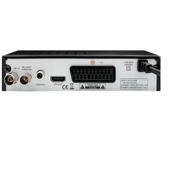 【BQ】DVB T2 Hevc 265 Digital TV-mottaker DVB-T2 265 1080p HD-dekoder USB Terrestrisk TV-mottaker EPG-innstillinger - Perfekt