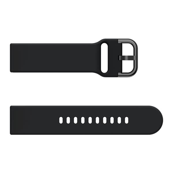 【BQ】Silikone Armbånd Fitbit Versa/Versa 2 - Sort Black Svart