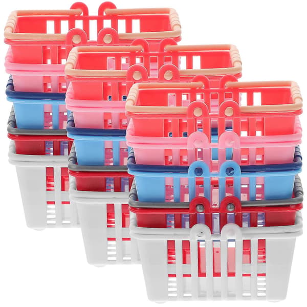 【BQ】Minikurv i assorterede farver til opbevaring 15 stk