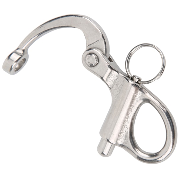 316 Rustfrit Stål Fast Quick Release Snap Hook 70MM Bjergbestigning Klatring Lænke