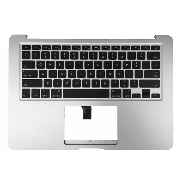 Tastatur til bærbar computer Håndfladestøtte Us-tastatur til luft 13 tommer A1466 2013 2014 2015 2017 silver