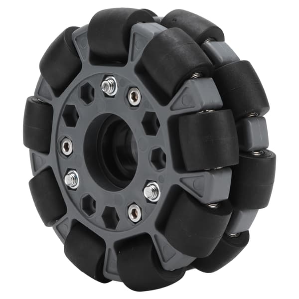 Holdbare 100 mm nylon gummi omnihjul for robotracing