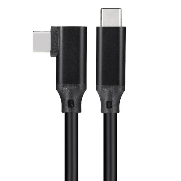 2pack Oculus Quest 2 Link Cable ,usb C To C Cable For Link Service And Charging,high Speed Data Transfer,fast Charger Cord 90 Degree Angled Type C,com black 01 6.56 feet