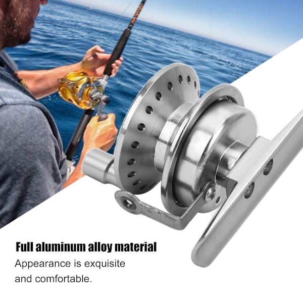 Full Metal Raft Reel - Fiskehjul för is-, klipp- och flugfiske utomhus, BLT40