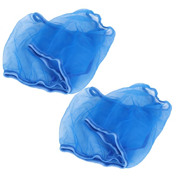 2-pak Fuglebur Cover Polyester Mesh Frøfanger Universal Papegøjebur Tilbehør Blå