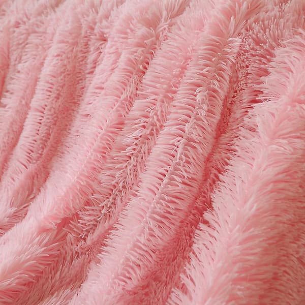 Supermykt og behagelig vakkert teppe (130*160cm, rosa)