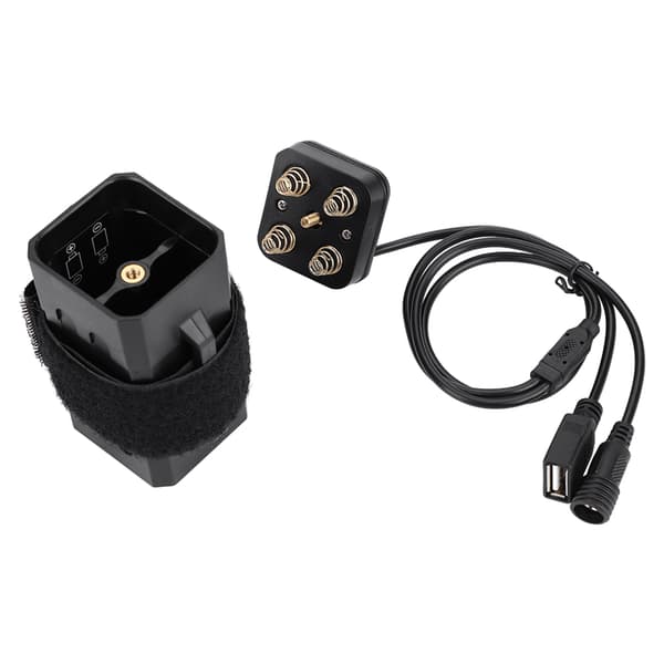 18650 Vandtæt Batteritaske USB DC Dobbelt Interface til Cykellys