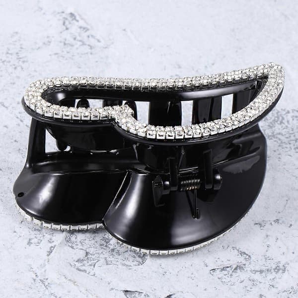 【BQ】Hjerte Diamant Hårklyper | Sterkt Hold Dame Hårtilbehør | Forlovelsesgave