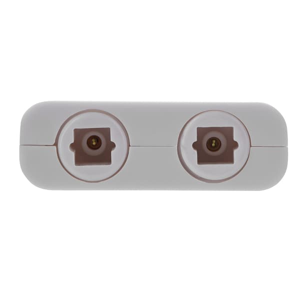 Toslink Digital Optical Audio Splitter Adapter - 1 in 2 Out (Vit)