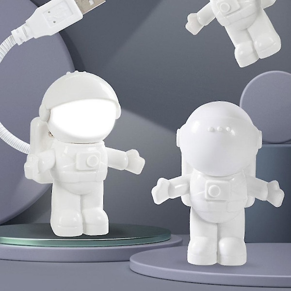 5v Lesebordlys Astronaut Usb Nattlys Led Astronaut Boklys Skrivebordsdekorasjon Soveromsdekorasjon